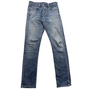Rag‎ & Bone Fit 2 Jeans Mens 30x31 Blue Slim Straight Lenny Stretch Denim USA